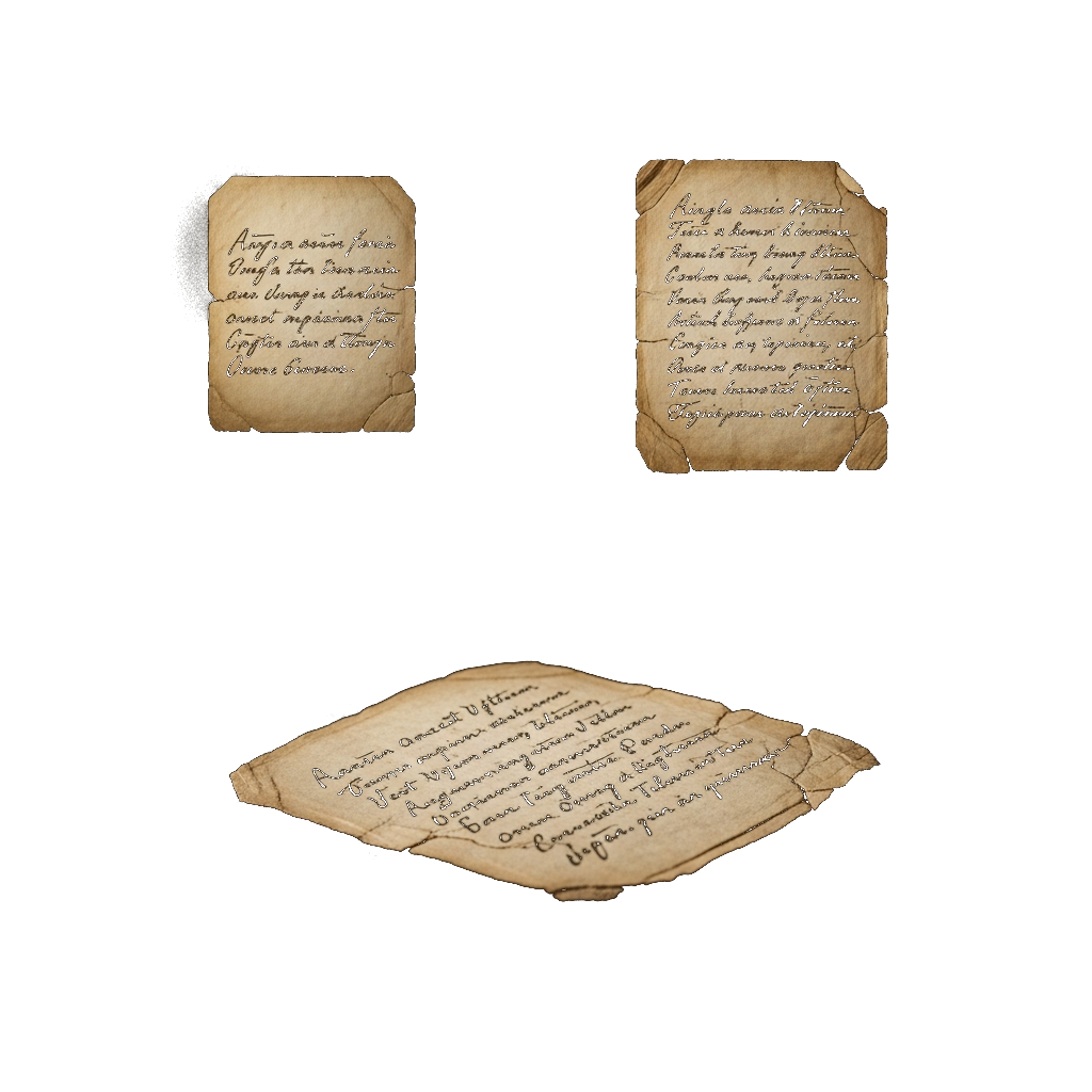 Ancient manuscript fragment